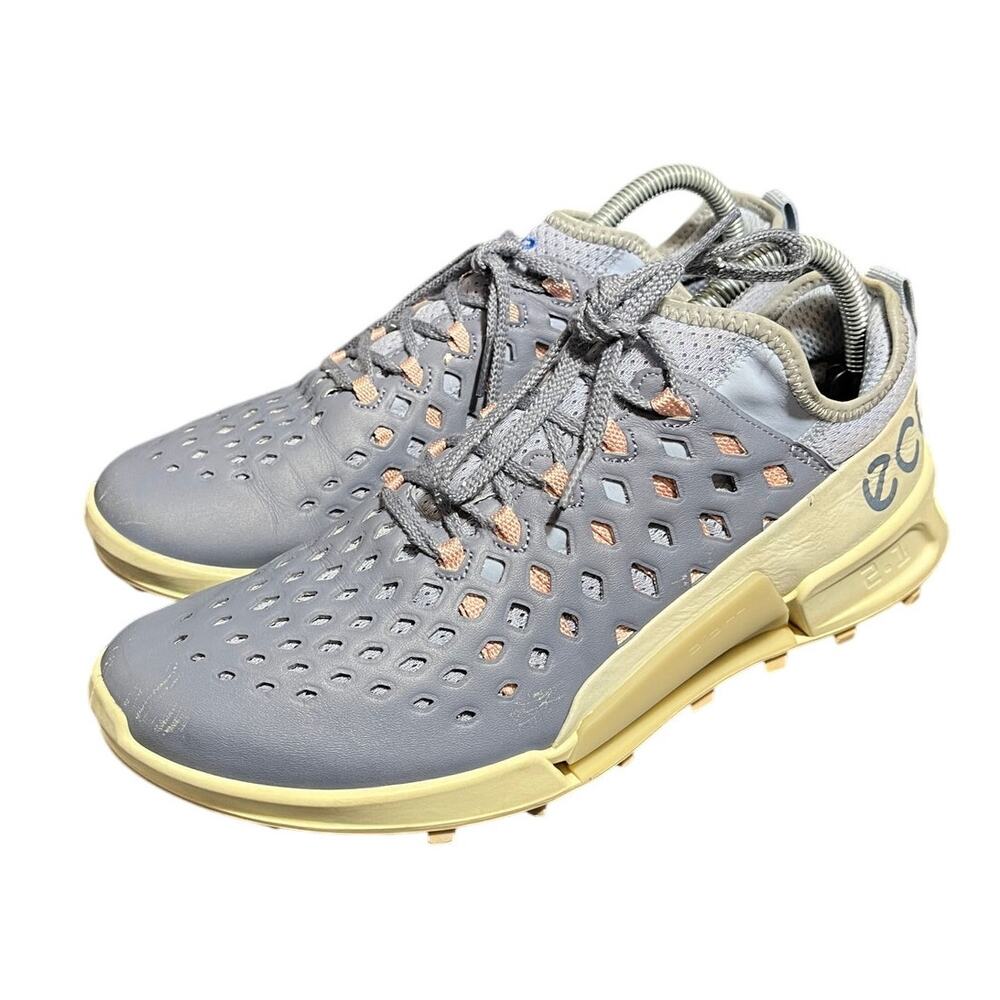 ECCO Womens Biom 2.1 X Country Sports Leather Shoes Blue Size‎ 40 US 9-9.5
